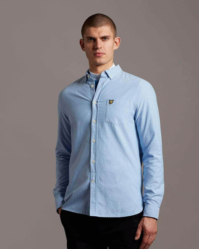 Lyle & Scott Regular Fit Oxford Shirt Riviera Blue