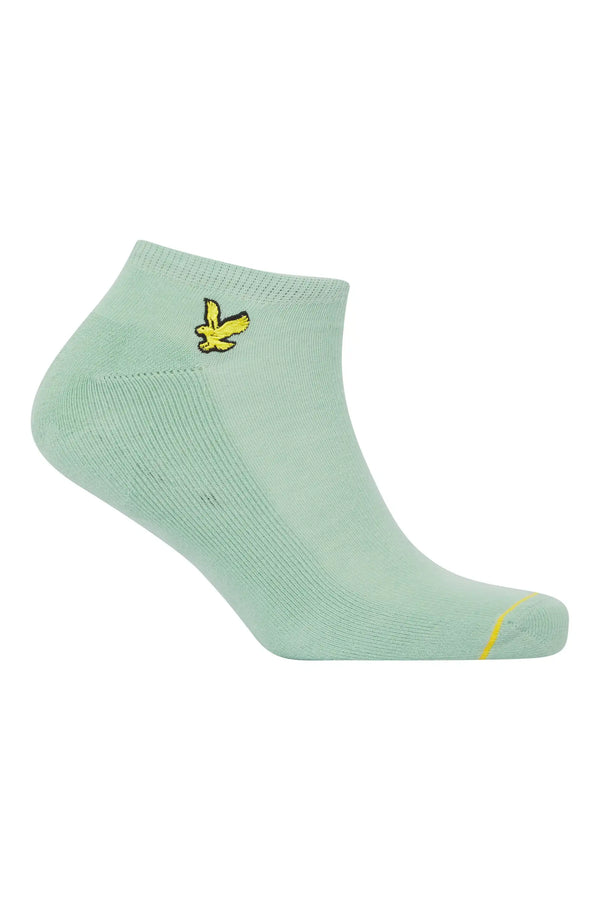 Lyle & Scott Mens Ross Sports Ankle Socks Blue/Green/Grey 7-11 UK