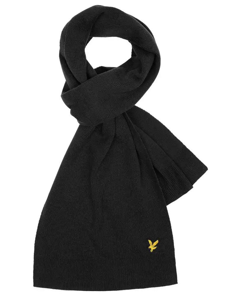 Lyle & Scott Mens Scarf Black Northern Ireland Belfast