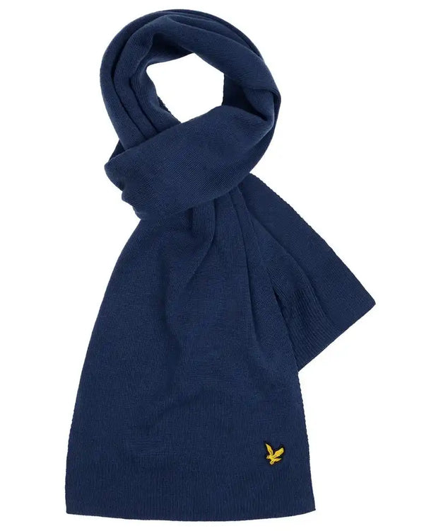 Lyle & Scott Mens Scarf Dark Navy Northern Ireland Belfast