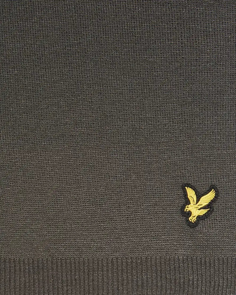 Lyle & Scott Mens Scarf SV911ARC-T28 Mid Grey Marl Ballynahinch