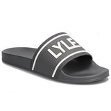 Lyle & Scott Mens Sliders Gunmetal Northern Ireland Belfast