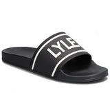 Lyle & Scott Mens Sliders Jet Black Northern Ireland Belfast