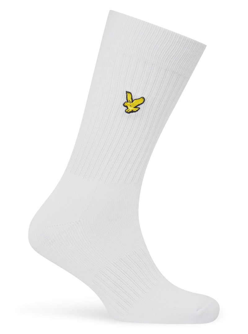 Lyle & Scott Mens Socks 3 Pack Hamilton White/Grey/Dark Grey Northern