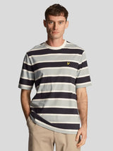 Lyle & Scott Men’s Stripe T-Shirt Slate Blue Northern Ireland Belfast