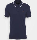 Lyle & Scott Tipped Polo Shirt - Navy / White