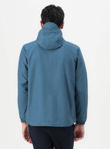 Lyle & Scott Mens Zip Through Hooded Jacket Deep Water Northern