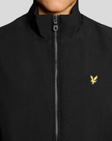 Lyle & Scott Mesh Back Softshell Funnel Neck Gilet Jet Black Northern