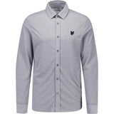 Lyle & Scott Pique Interlock Shirt Chambray Blue Northern Ireland