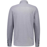Lyle & Scott Pique Interlock Shirt Chambray Blue Northern Ireland