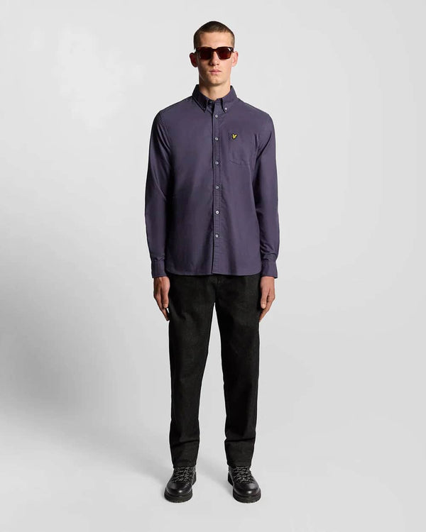 Lyle & Scott Plain Oxford Shirt Graystone Northern Ireland Belfast