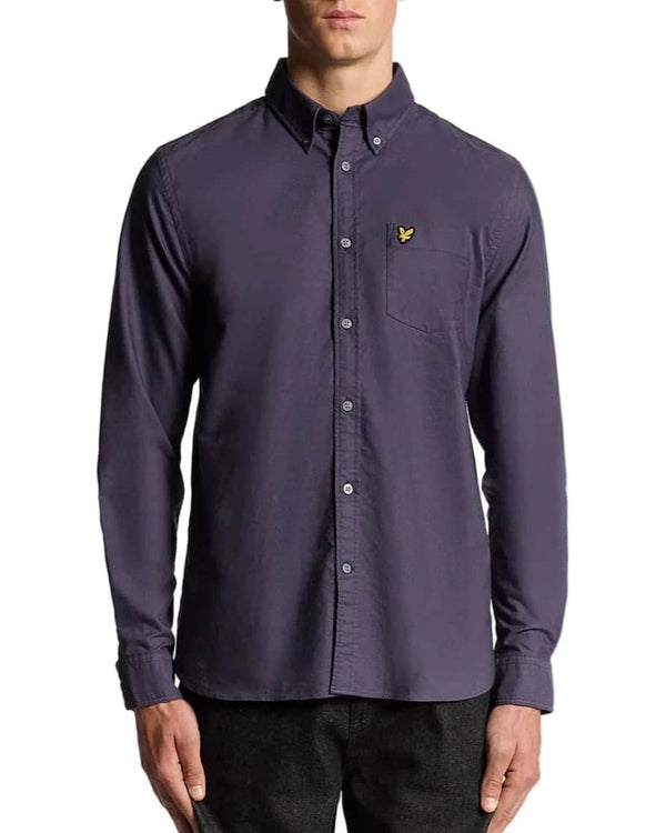 Lyle & Scott Plain Oxford Shirt Graystone Northern Ireland Belfast