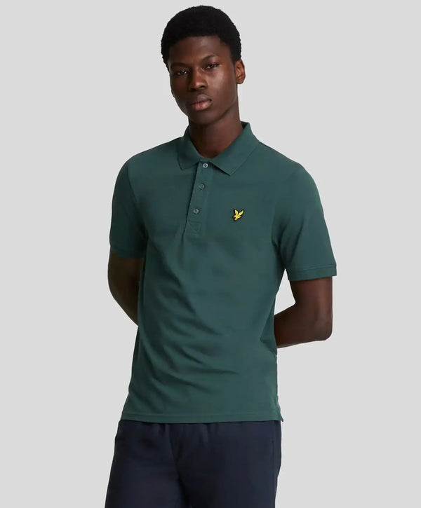 Lyle & Scott Plain Polo Shirt Argyle Teal Northern Ireland Belfast