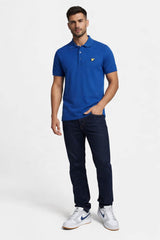 Lyle & Scott Plain Polo Shirt Lucid Blue Northern Ireland Belfast