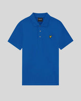 Lyle & Scott Plain Polo Shirt Lucid Blue Northern Ireland Belfast
