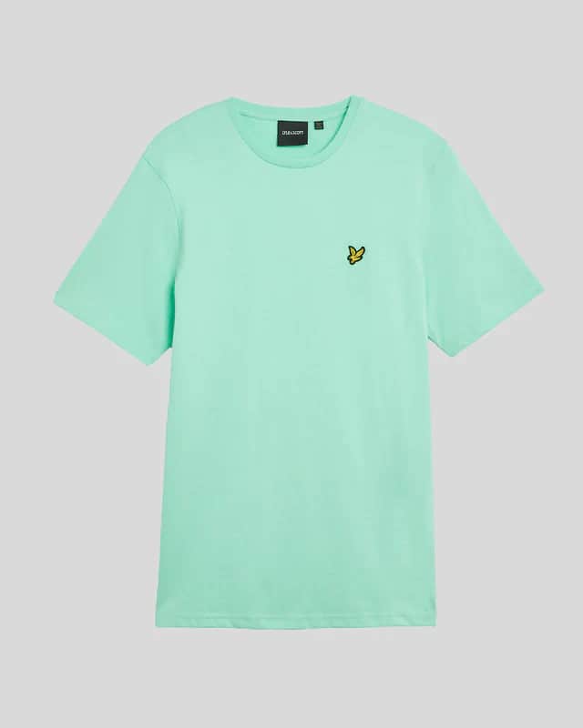 Lyle & Scott Plain T-Shirt Aquamarine Northern Ireland Belfast