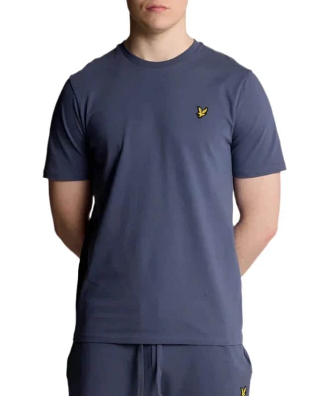 Lyle & Scott Plain T-Shirt Cool Indigo Northern Ireland Belfast