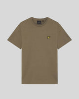 Lyle & Scott Plain T-Shirt Khaki Ash Green Northern Ireland Belfast