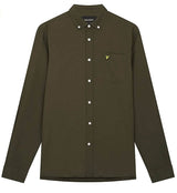 Lyle & Scott Regular Fit Oxford Shirt Olive Green