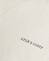 Lyle & Scott Script Heavyweight Loopback Crew Neck Sweatshirt Ice