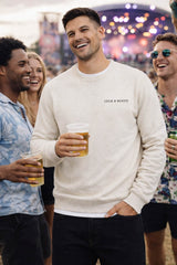 Lyle & Scott Script Heavyweight Loopback Crew Neck Sweatshirt Ice