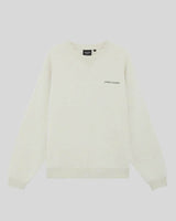 Lyle & Scott Script Heavyweight Loopback Crew Neck Sweatshirt Ice
