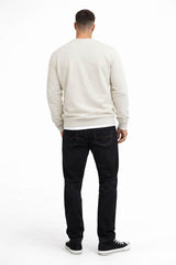 Lyle & Scott Script Heavyweight Loopback Crew Neck Sweatshirt Ice