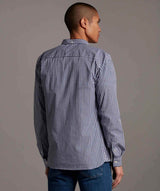 Lyle & Scott - Slim Fit Gingham Shirt - Navy/White