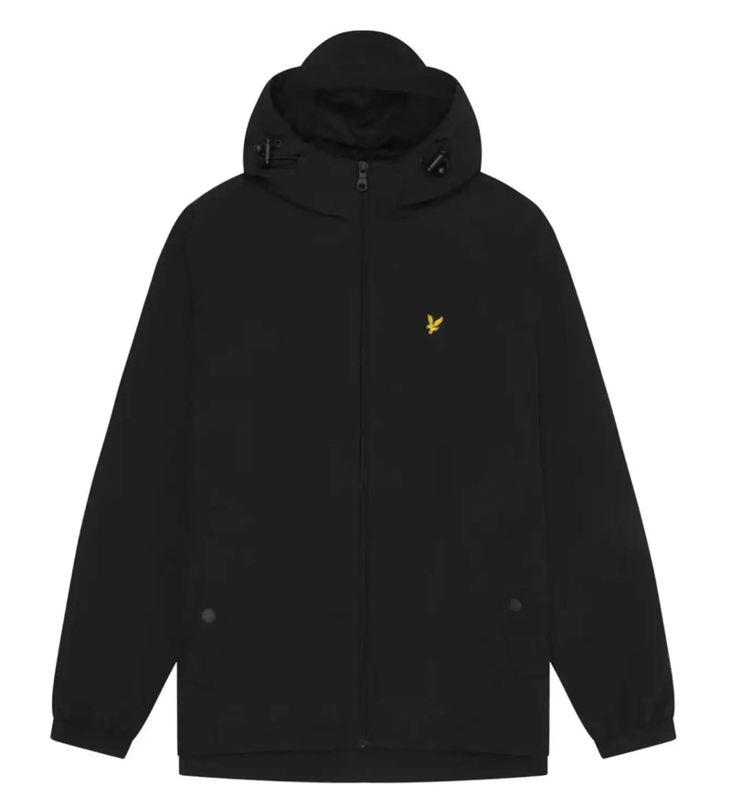 Lyle & Scott Zip Through Hooded Jacket Black Northern Ireland Belfast