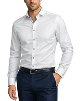 Marvelis Men’s Body Fit (Slim Fit) Dress Shirt 7529/14/00 White