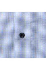 Marvelis Mens Long Sleeve Dress Shirt Modern Fit 7232/44/11 Blue/White