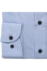 Marvelis Mens Long Sleeve Dress Shirt Modern Fit 7232/44/11 Blue/White