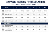 Marvelis Mens Modern Fit (Regular Fit) Formal Dress Shirt 7312-34-11