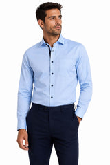 Marvelis Mens Modern Fit (Regular Fit) Formal Dress Shirt 7312-34-11