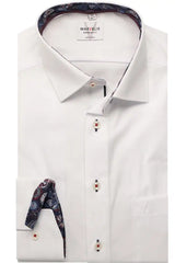 Marvelis Mens Modern Fit Shirt 7258-74-00 White Northern Ireland