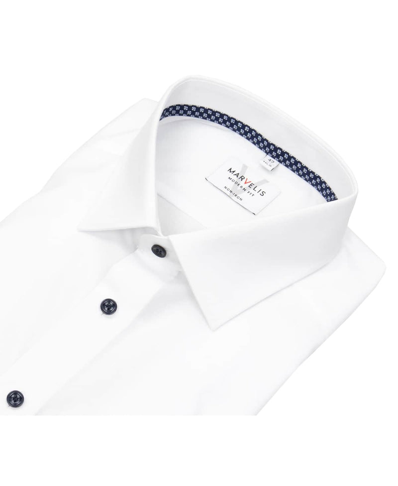 Marvelis Modern Fit Dress Shirt 7220-64-00 White Northern Ireland