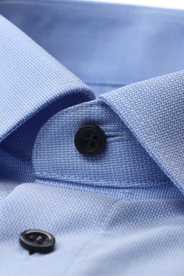 Marvelis Modern Fit Dress Shirt 7258/84/11 Blue Weave Northern