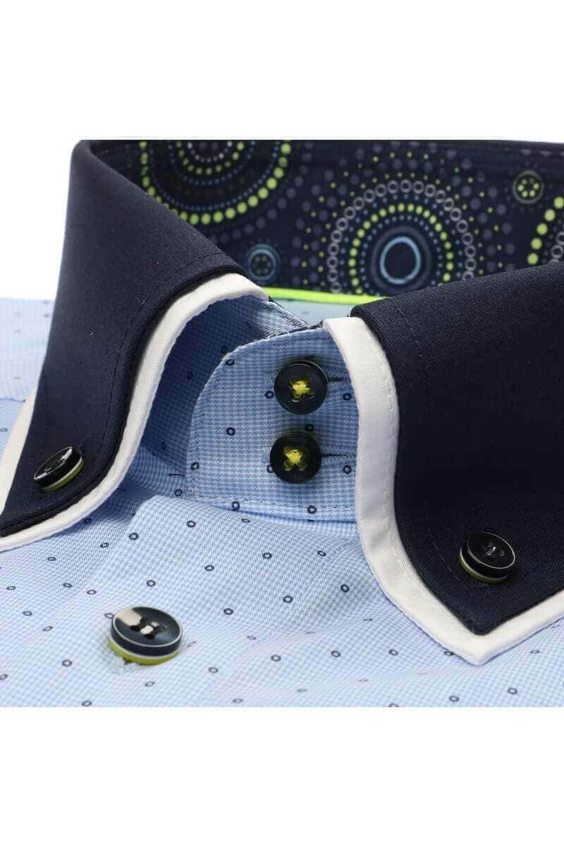 Marvelis-Modern Fit Shirt-Non Iron-Blue.