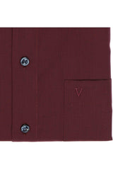 Marvelis- Modern Fit Shirt - Non Iron - Dark Red.