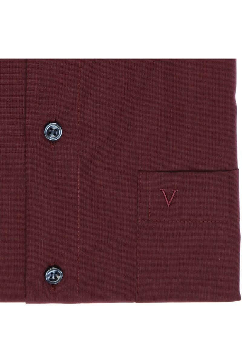 Marvelis- Modern Fit Shirt - Non Iron - Dark Red.