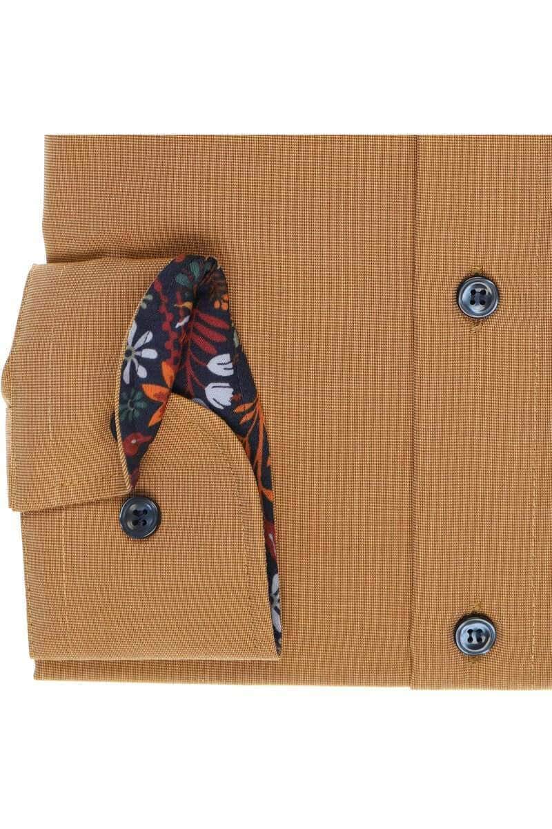 Marvelis-Modern Fit Shirt-Non Iron-Tan.