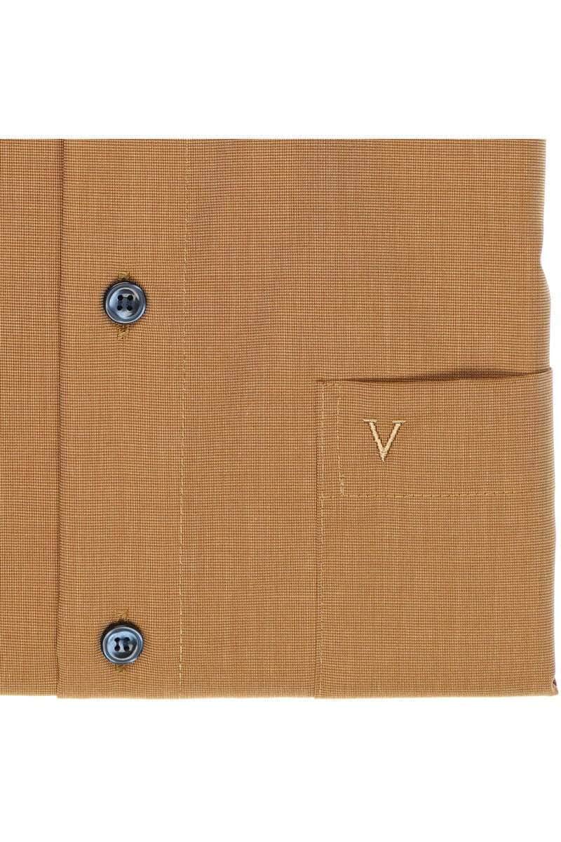 Marvelis-Modern Fit Shirt-Non Iron-Tan.