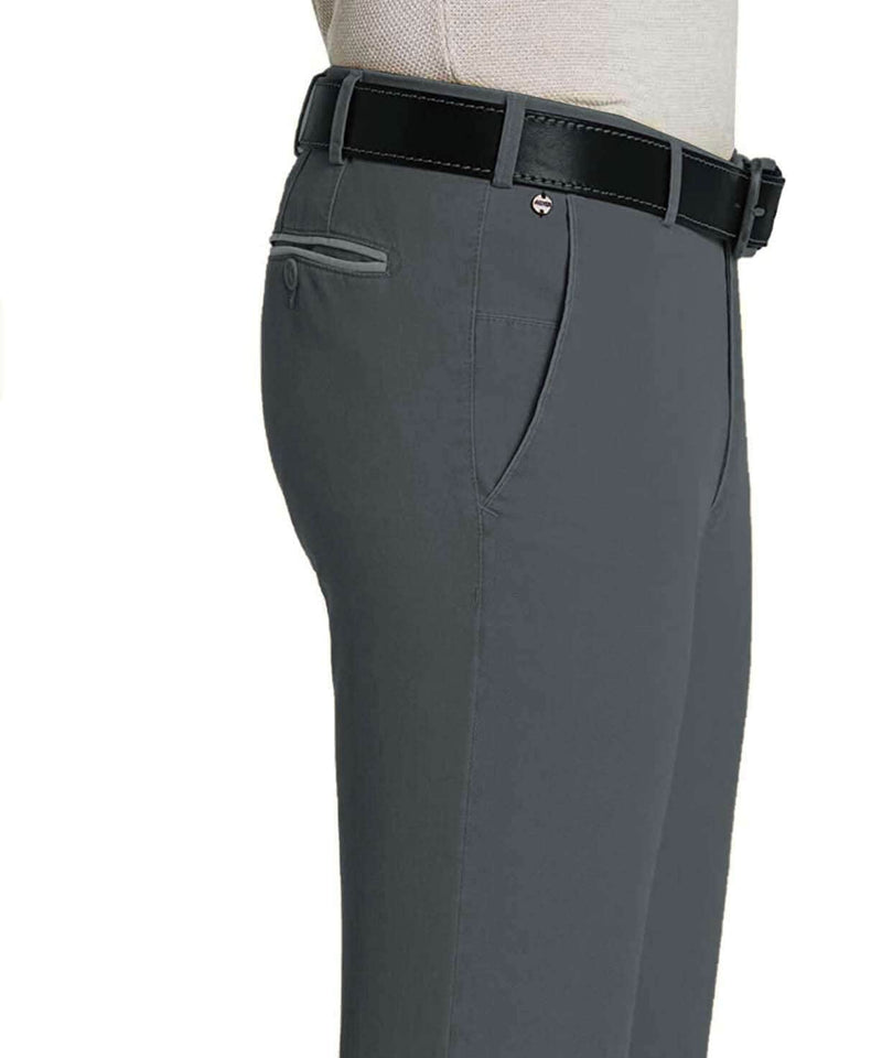 Meyer Chino Trousers New York Luxury Cotton Grey - Pants