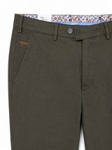 Meyer Chino Trousers Roma 2-5616/28 Moss Green Northern Ireland