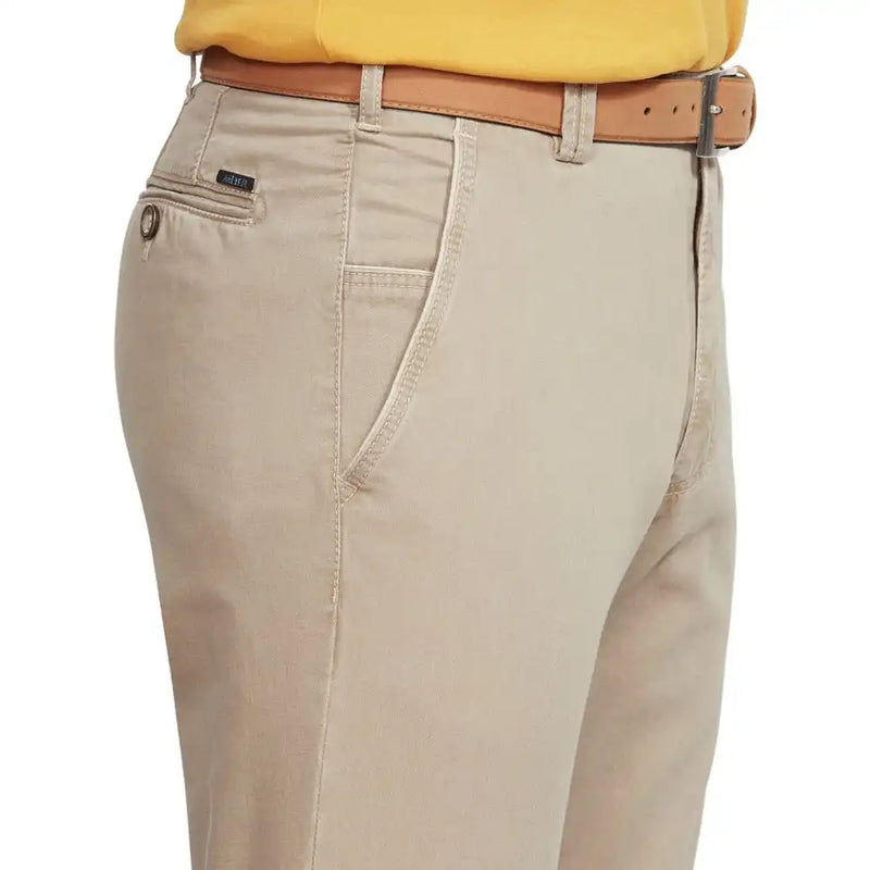 Meyer Chino Trousers New York 1-5000/33 Beige Ballynahinch Northern