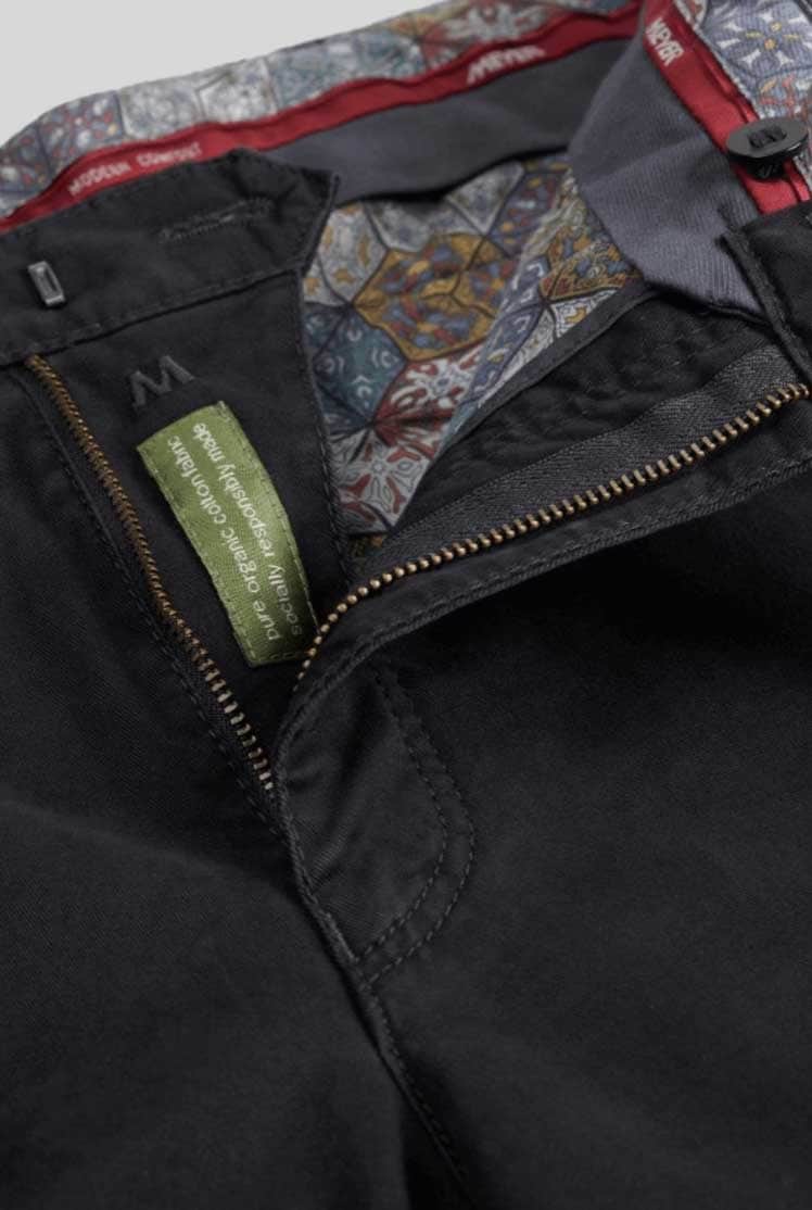 Meyer Chino Trousers Roma Cotton Navy - Pants