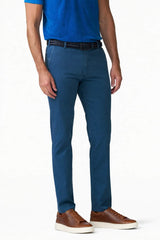 Meyer Mens New York Chino Trousers Blue Northern Ireland Belfast