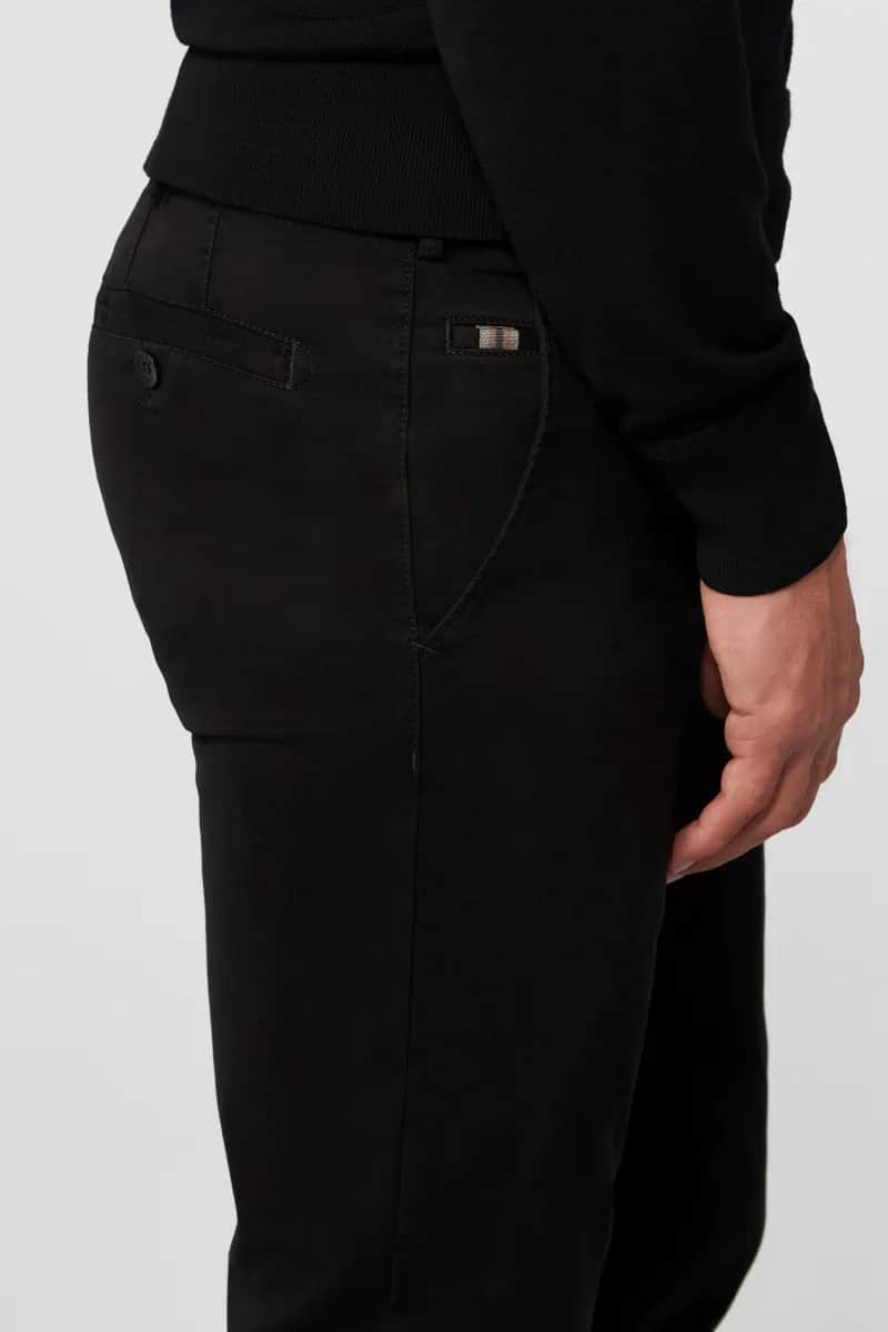 Meyer Mens Roma Chino Trousers 9-316/09 Black Northern Ireland Belfast