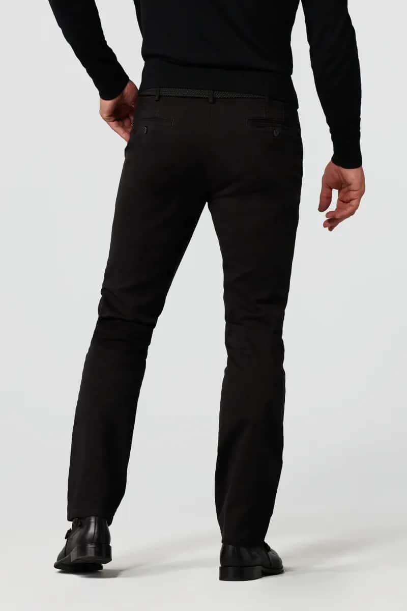 Meyer Mens Roma Chino Trousers 9-316/09 Black Northern Ireland Belfast