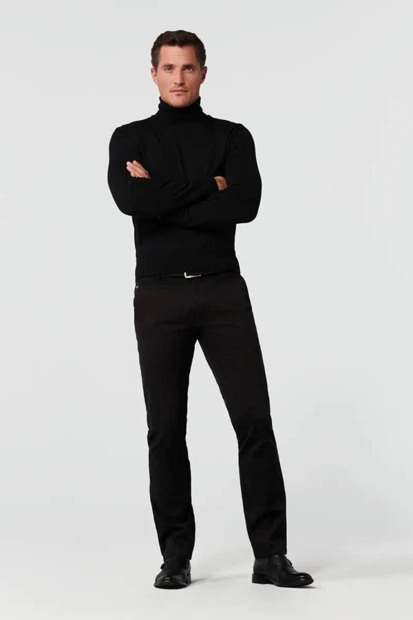 Meyer Mens Roma Chino Trousers 9-316/09 Black Northern Ireland Belfast